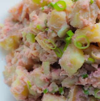 Pink Vegan Potato Salad: SOS-Free