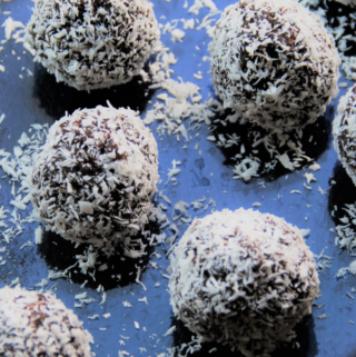 Coconut Chocolate Date Balls