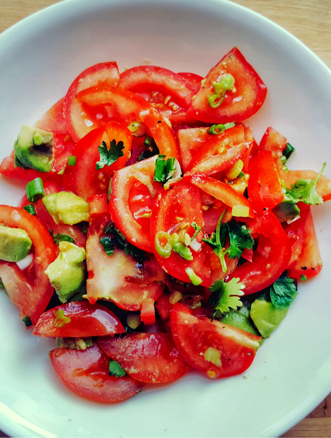 Tomato and Avocado Salad