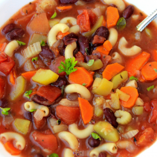 Vegan Minestrone: Gluten-Free, SOS-Free