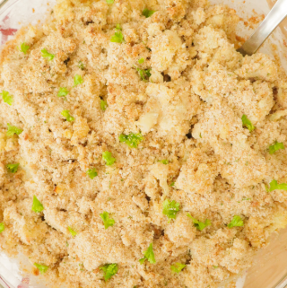 Cheesy Vegan Cauliflower Casserole