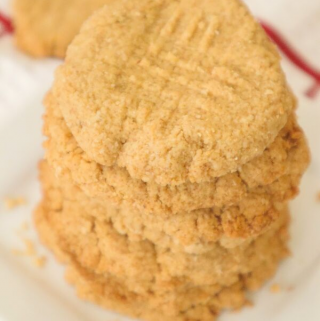 Vegan Keto Peanut Butter Cookies