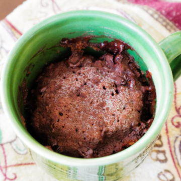 Vegan Chocolate Mug Cake