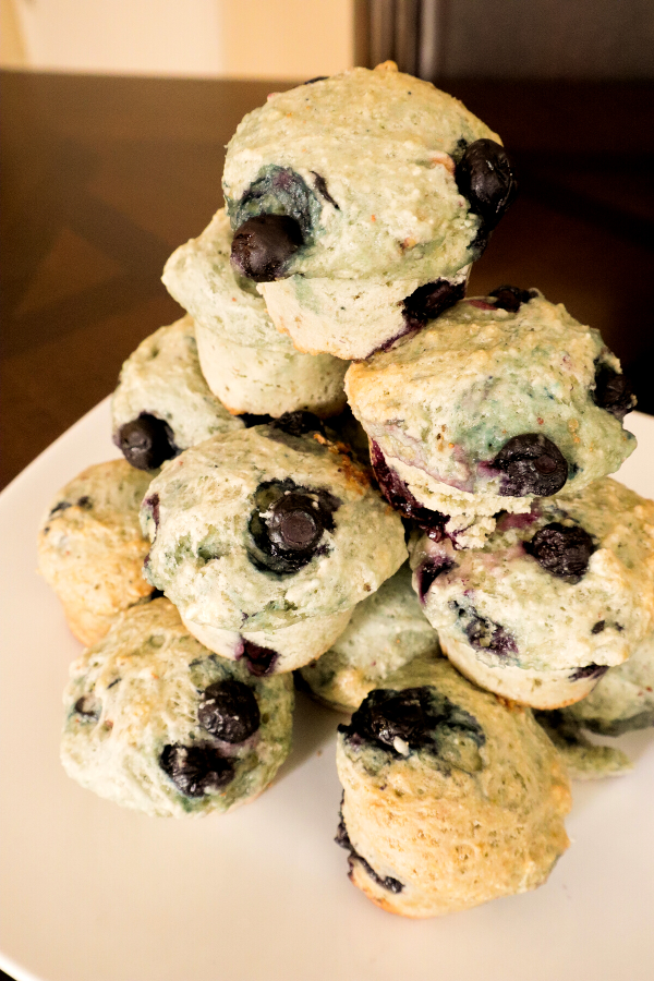 Vegan Blueberry Walnut Muffins