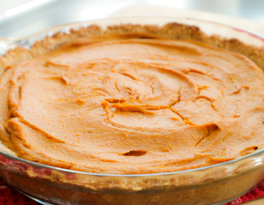 Vegan Pumpkin Pie (SOS-Free, Gluten-Free)