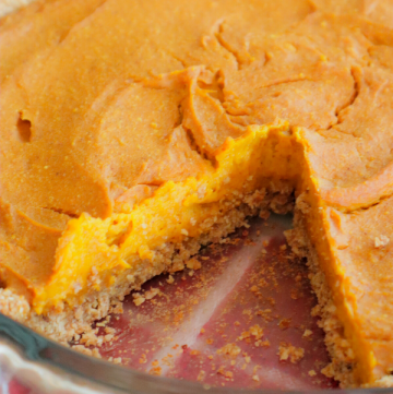 Vegan Pumpkin Pie (SOS-Free, Gluten-Free)